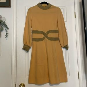Vintage Yellow Dress Made in Italy